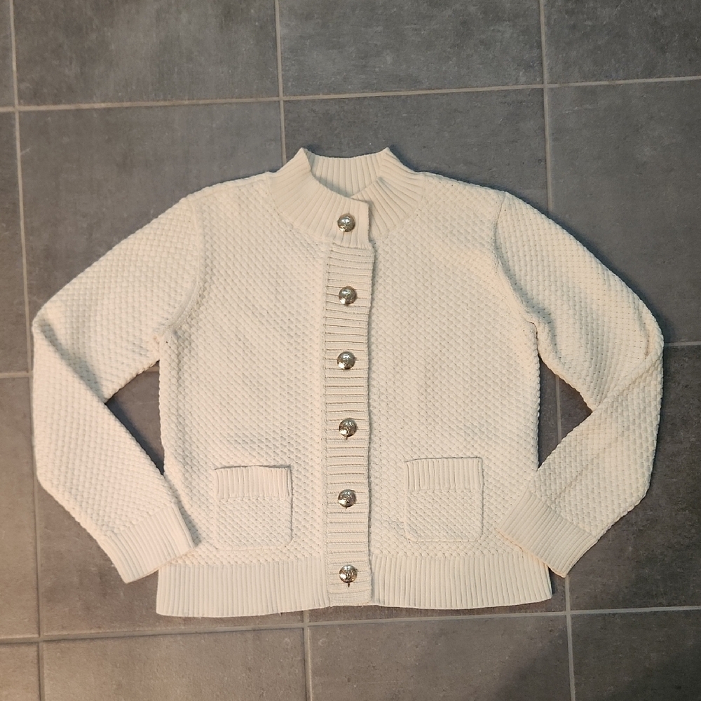Talbots Textured Cardigan